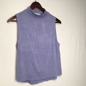 Aritzia Babaton Vince Mock Neck Tank  Sz XXS